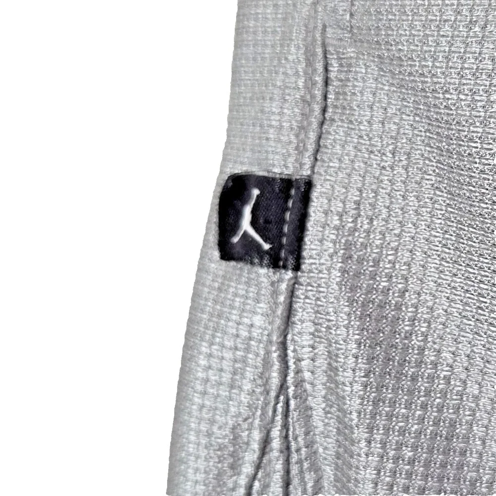 VTG Jordan Silver Dazzle Mesh Basketball Shorts M Black Y2K Baggy 176778-071
